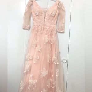 Ellie Wilde Pastel Pink Dress